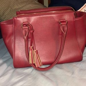 Burgundy small purse